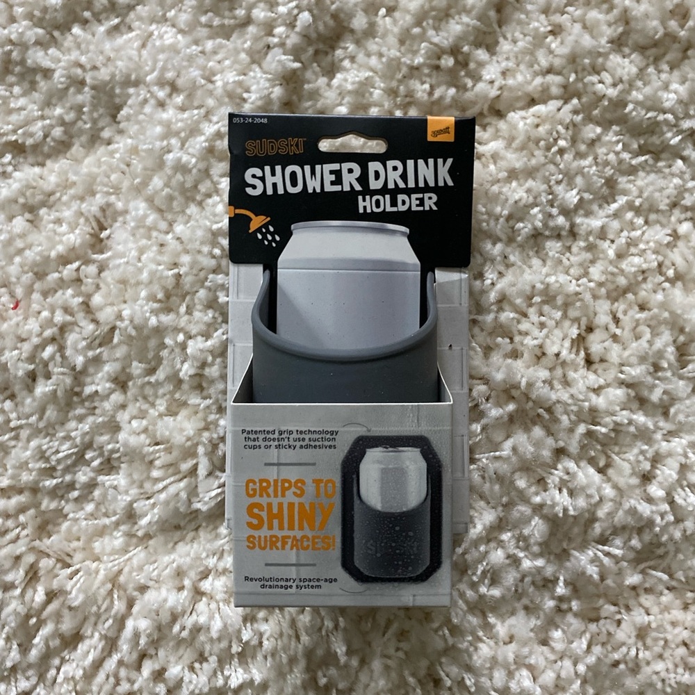 New shower drink / beer holder for gift or prank or your specific lifest…